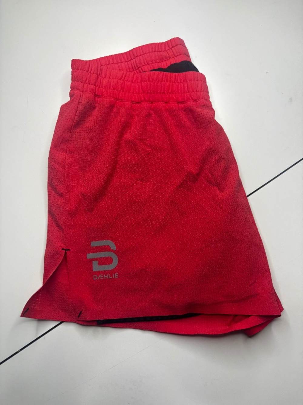 Womens Bjorn Daehlie Pink Running shorts with compression shorts size medium